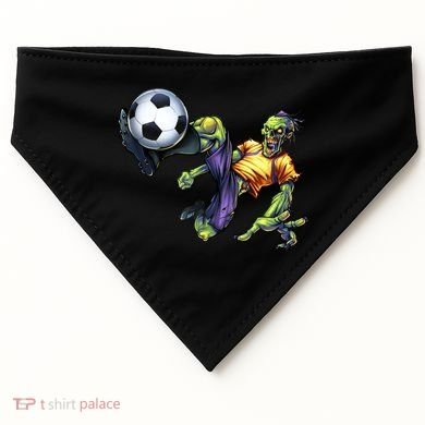 Zombie Soccer Kick USA-Made Doggie Bandana