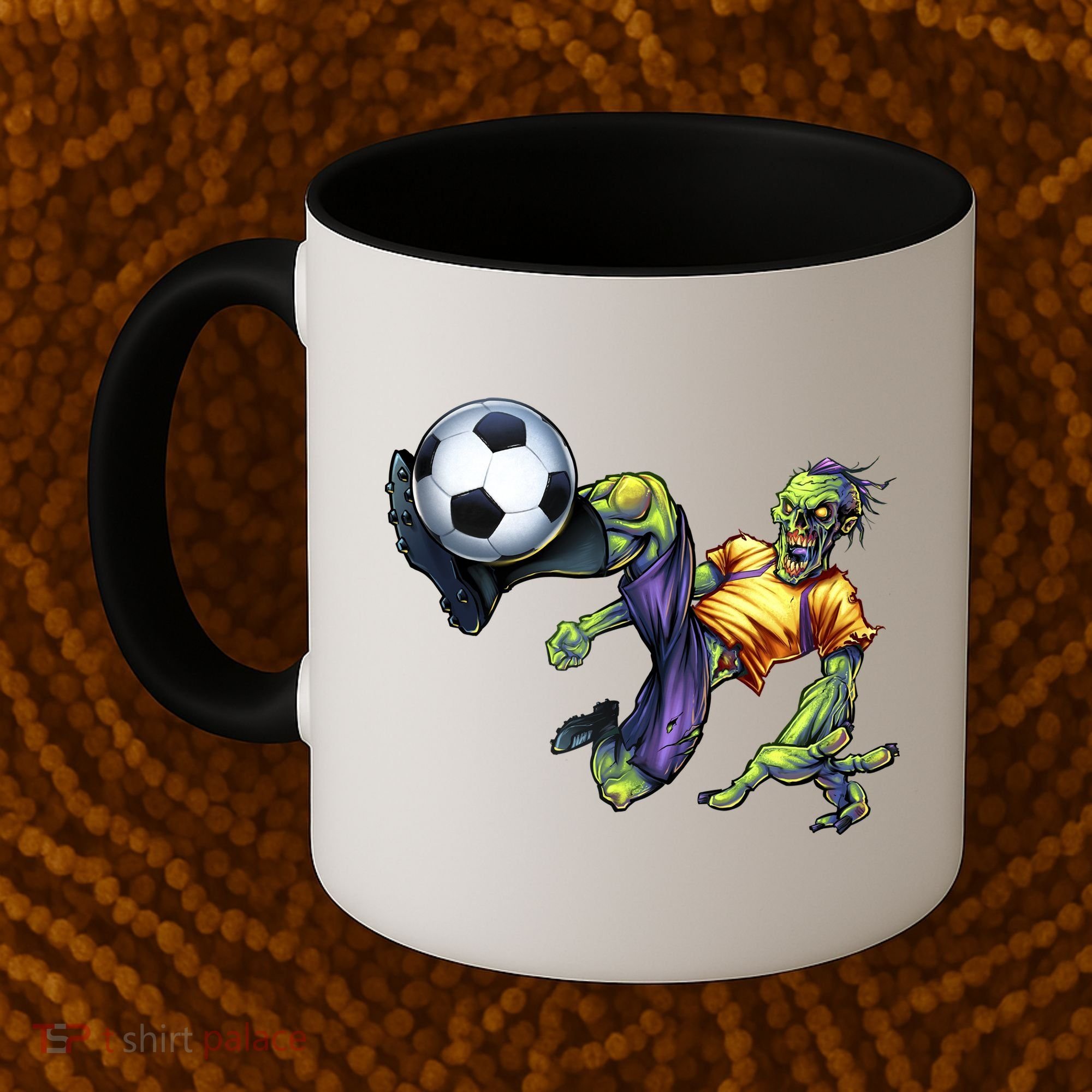 Zombie Soccer Kick Coffee Mug