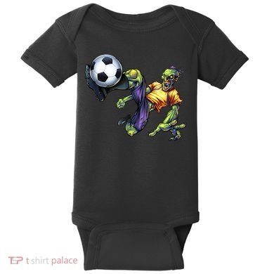 Zombie Soccer Kick Baby Bodysuit