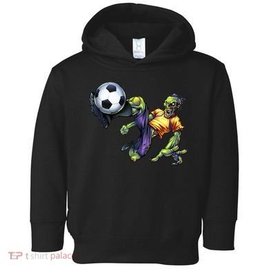 Zombie Soccer Kick Toddler Hoodie