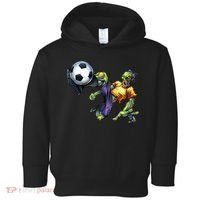 Zombie Soccer Kick Toddler Hoodie thumb 0