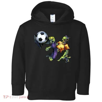 Zombie Soccer Kick Toddler Hoodie