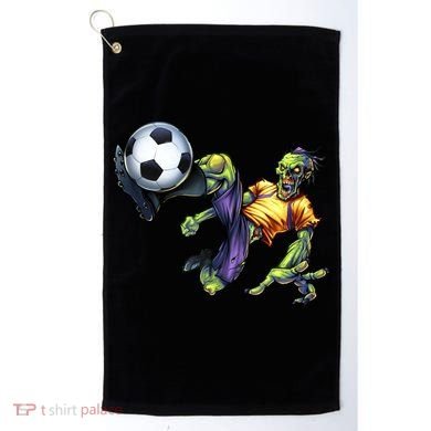Zombie Soccer Kick Golf Towel
