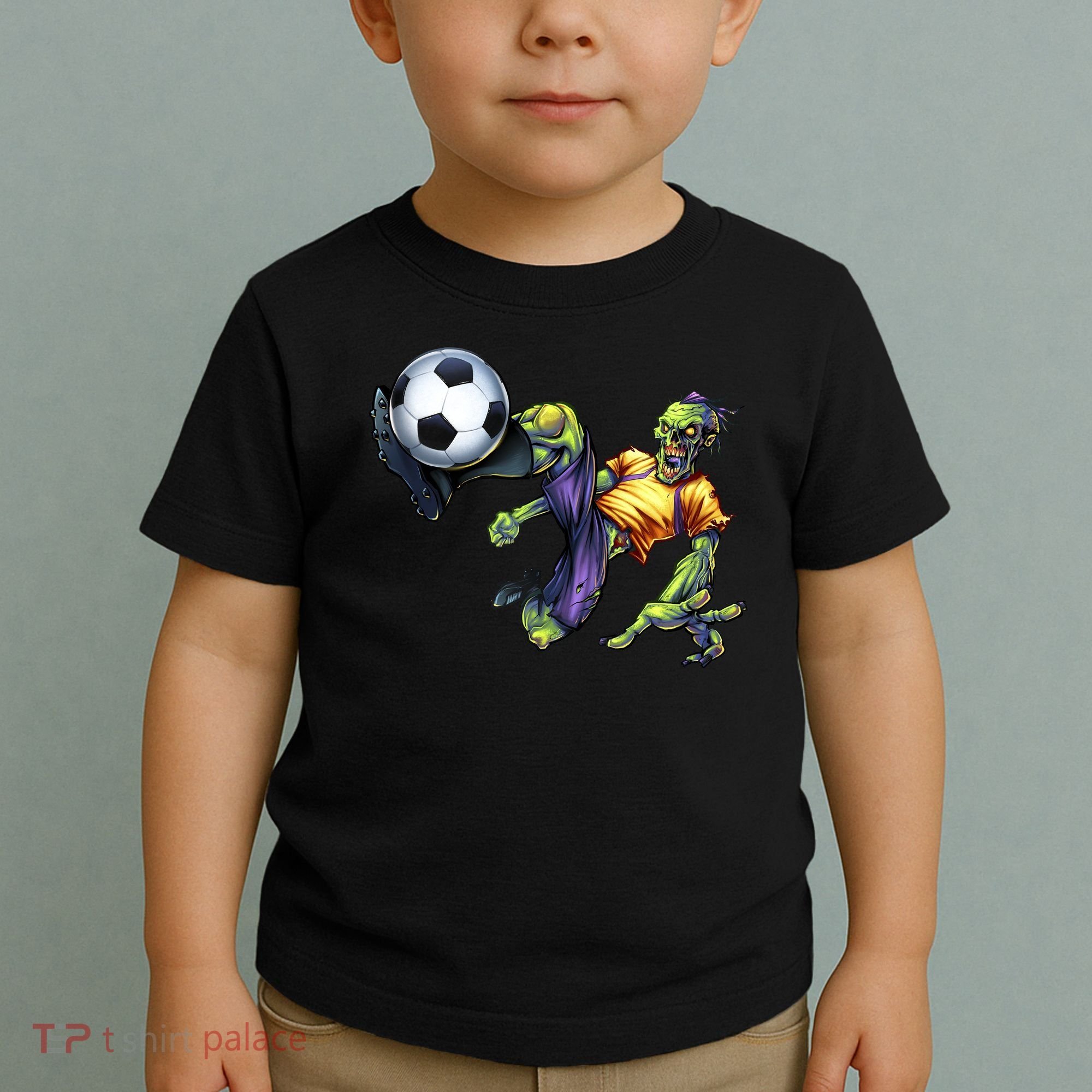 Zombie Soccer Kick Toddler T-Shirt