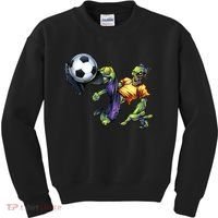 Zombie Soccer Kick Kids Sweatshirt thumb 0