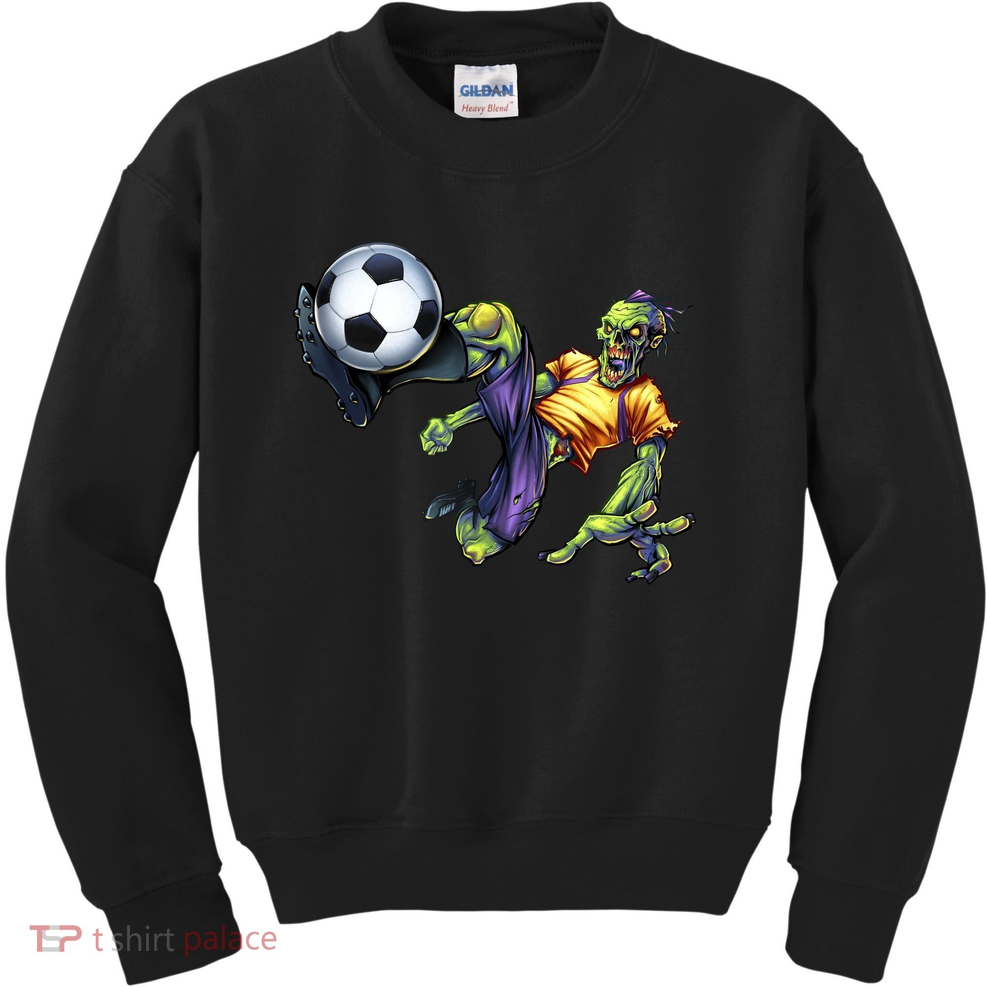 Zombie Soccer Kick Kids Sweatshirt
