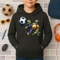 Zombie Soccer Kick Kids Hoodie thumb 2