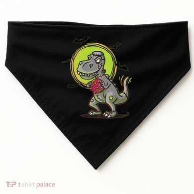 Zombie T-Rex USA-Made Doggie Bandana