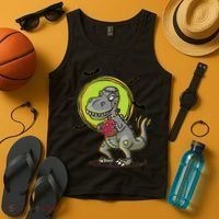 Zombie T-Rex Tank Top thumb 4