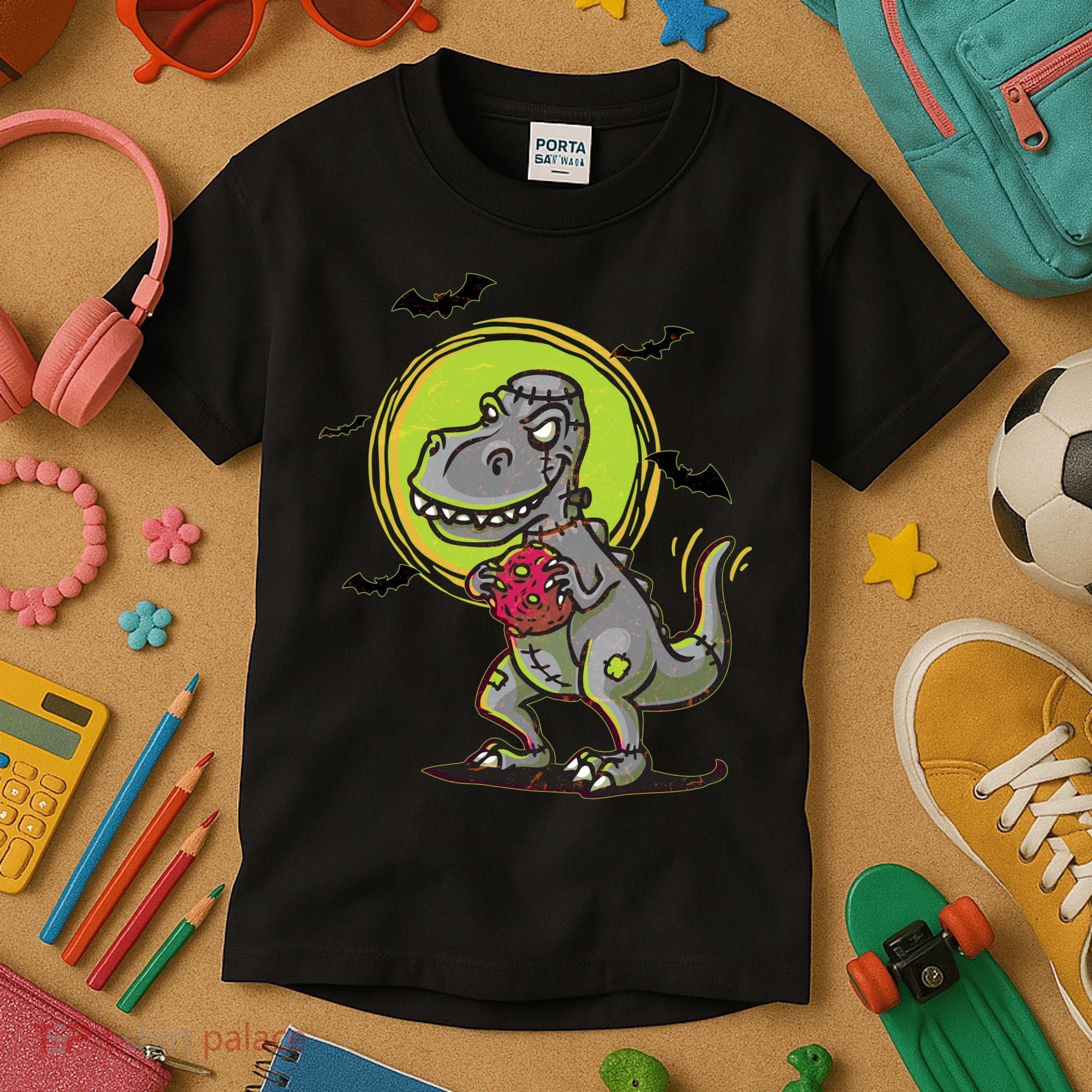 Zombie T-Rex Kids T-Shirt