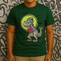Zombie T-Rex T-Shirt thumb 3