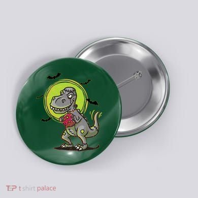 Zombie T-Rex Button