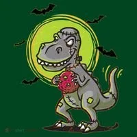 Zombie T-Rex Polo thumb 2