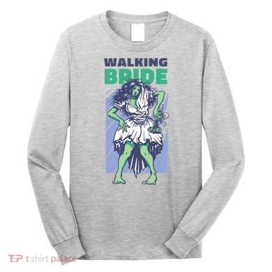 Zombie Walking Bride Long Sleeve Shirt