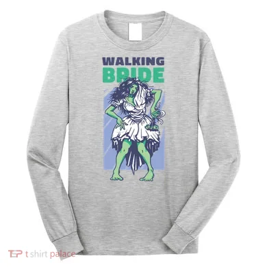 Zombie Walking Bride Long Sleeve Shirt