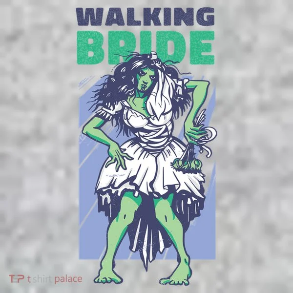 Zombie Walking Bride Toddler T-Shirt