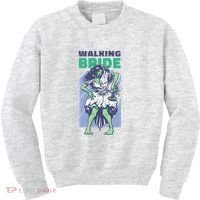 Zombie Walking Bride Kids Sweatshirt thumb 0