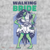 Zombie Walking Bride Kids Sweatshirt thumb 2