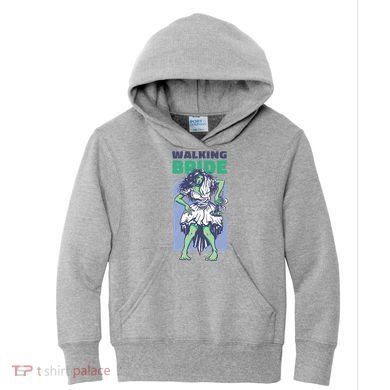 Zombie Walking Bride Kids Hoodie