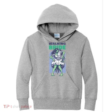 Zombie Walking Bride Kids Hoodie