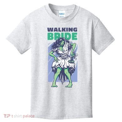 Zombie Walking Bride Kids T-Shirt