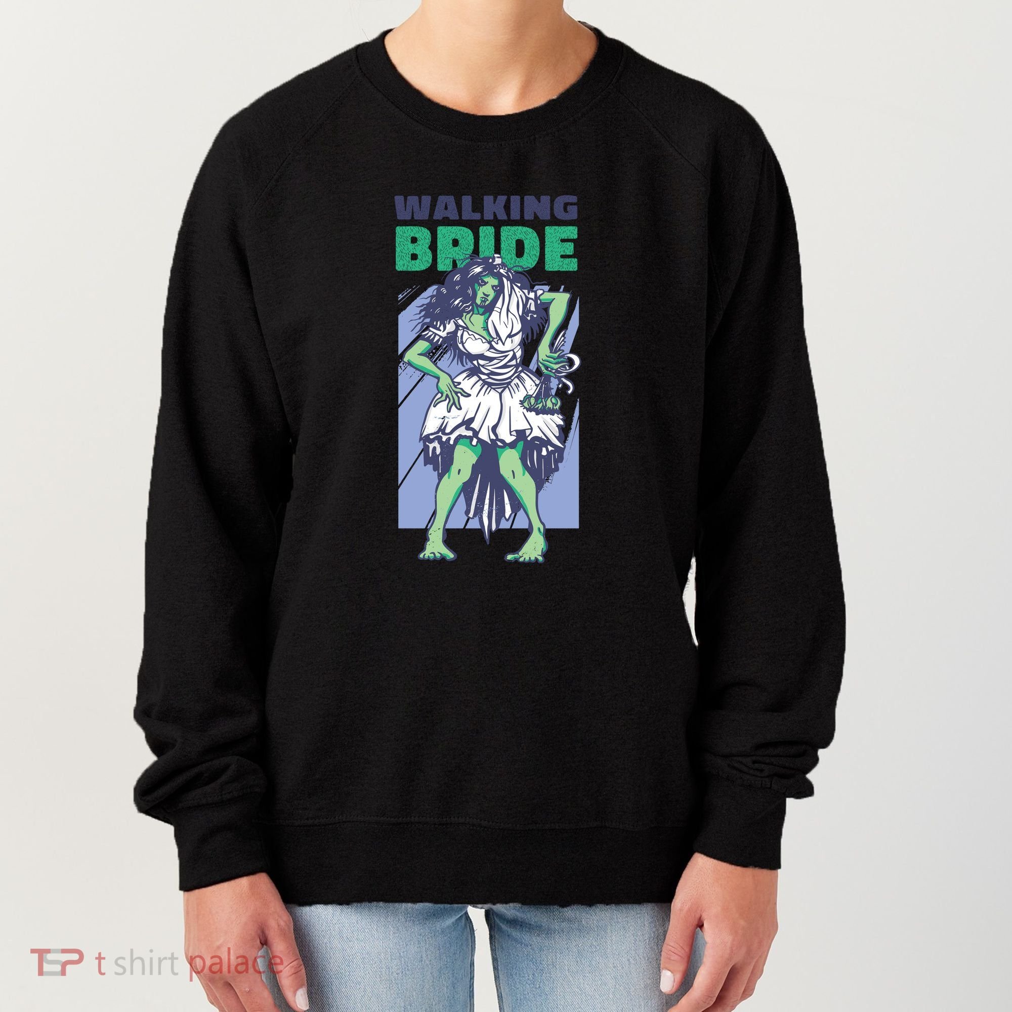 Zombie Walking Bride Women's Sweatshirt