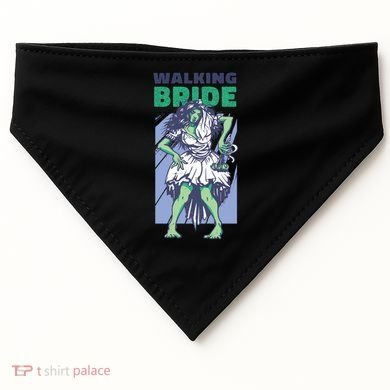 Zombie Walking Bride USA-Made Doggie Bandana