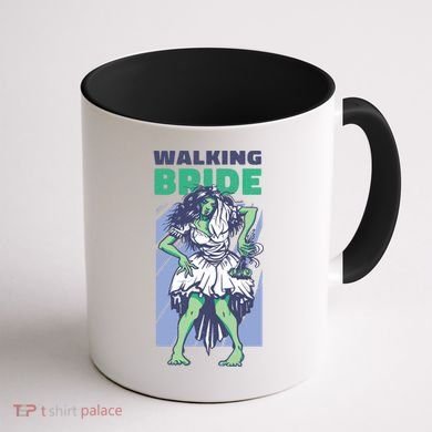 Zombie Walking Bride Coffee Mug back