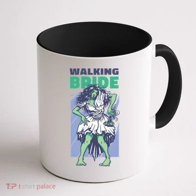 Zombie Walking Bride Coffee Mug back