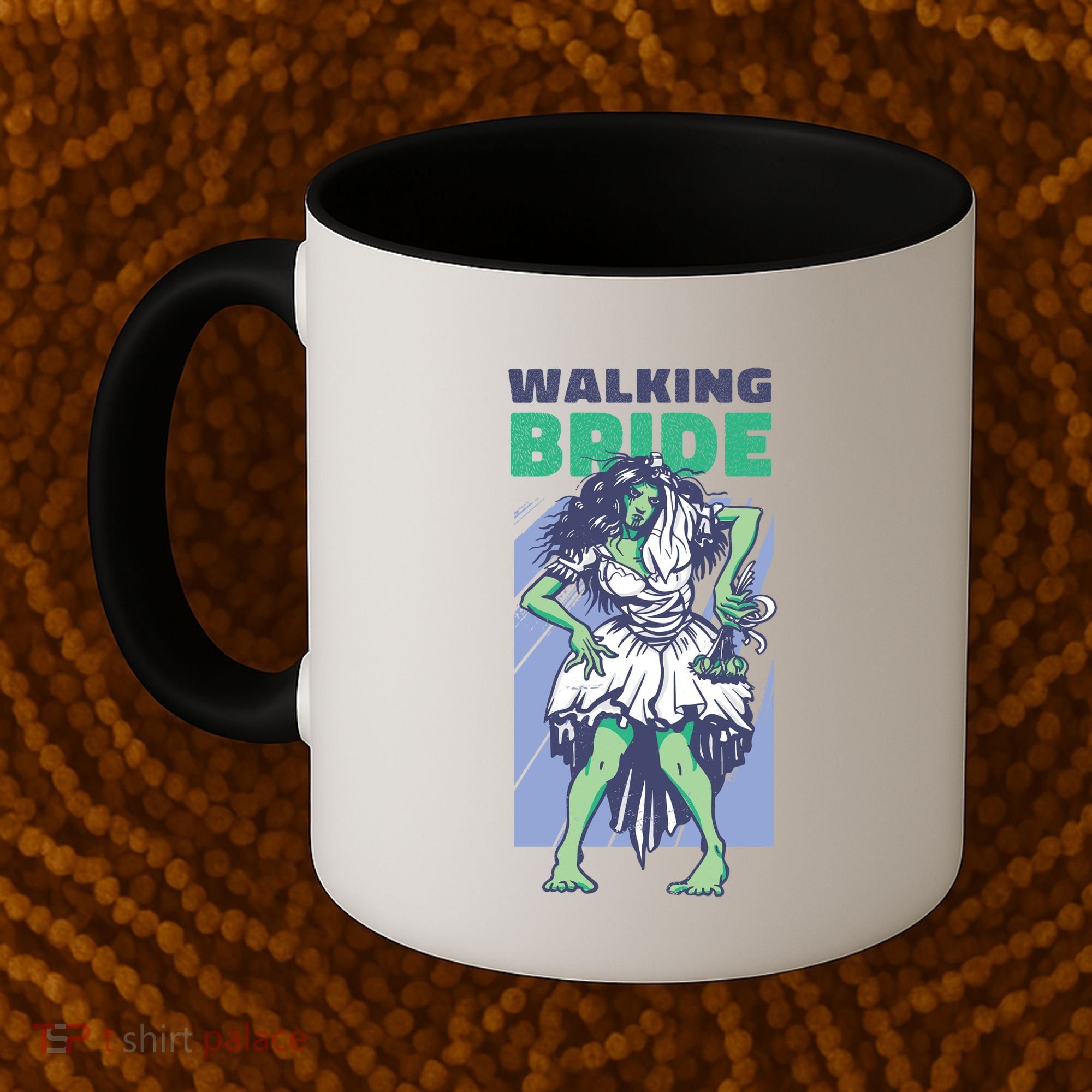 Zombie Walking Bride Coffee Mug