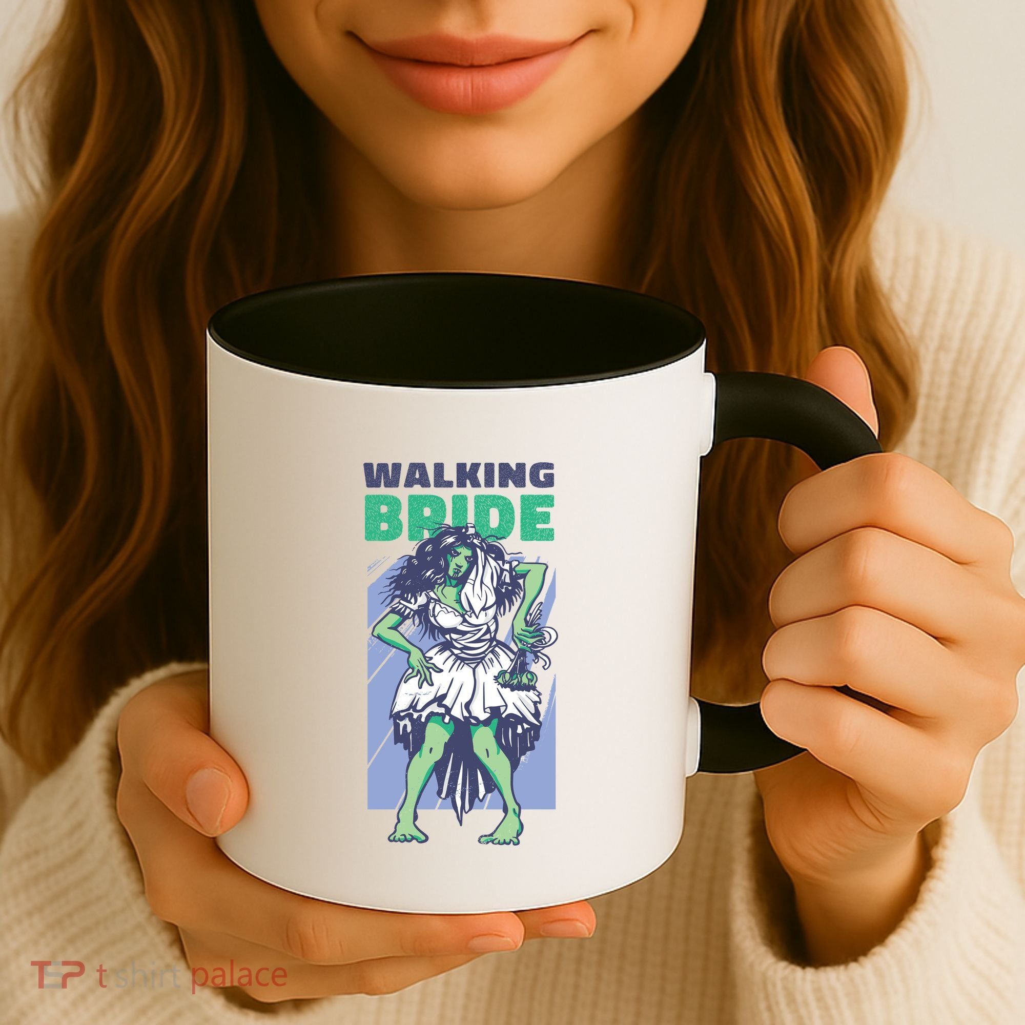 Zombie Walking Bride Coffee Mug