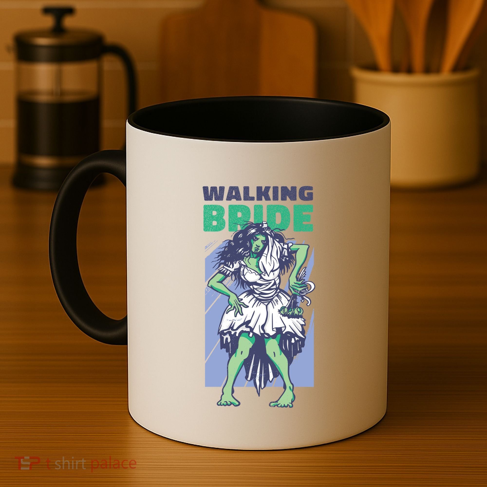 Zombie Walking Bride Coffee Mug