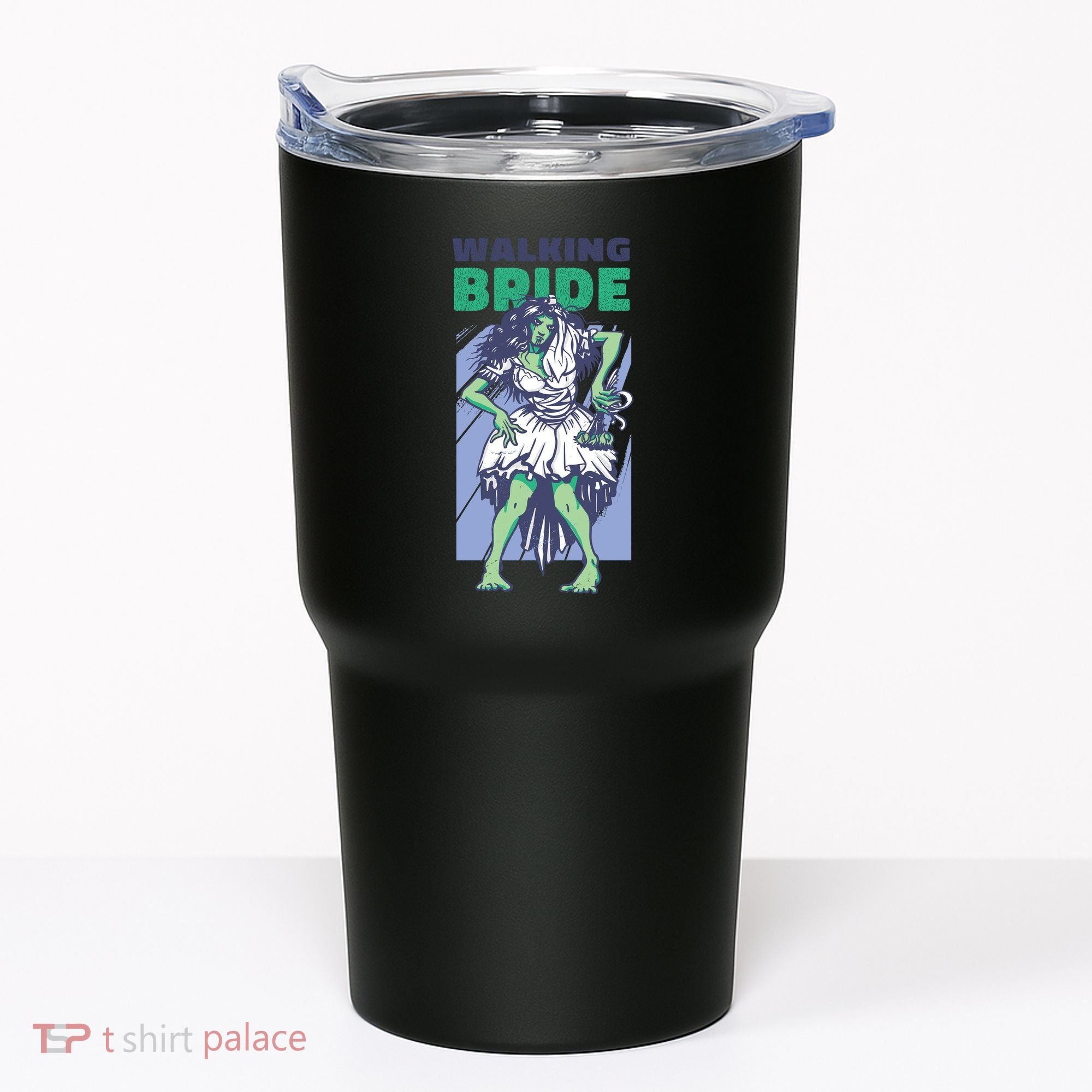 Zombie Walking Bride Tumbler