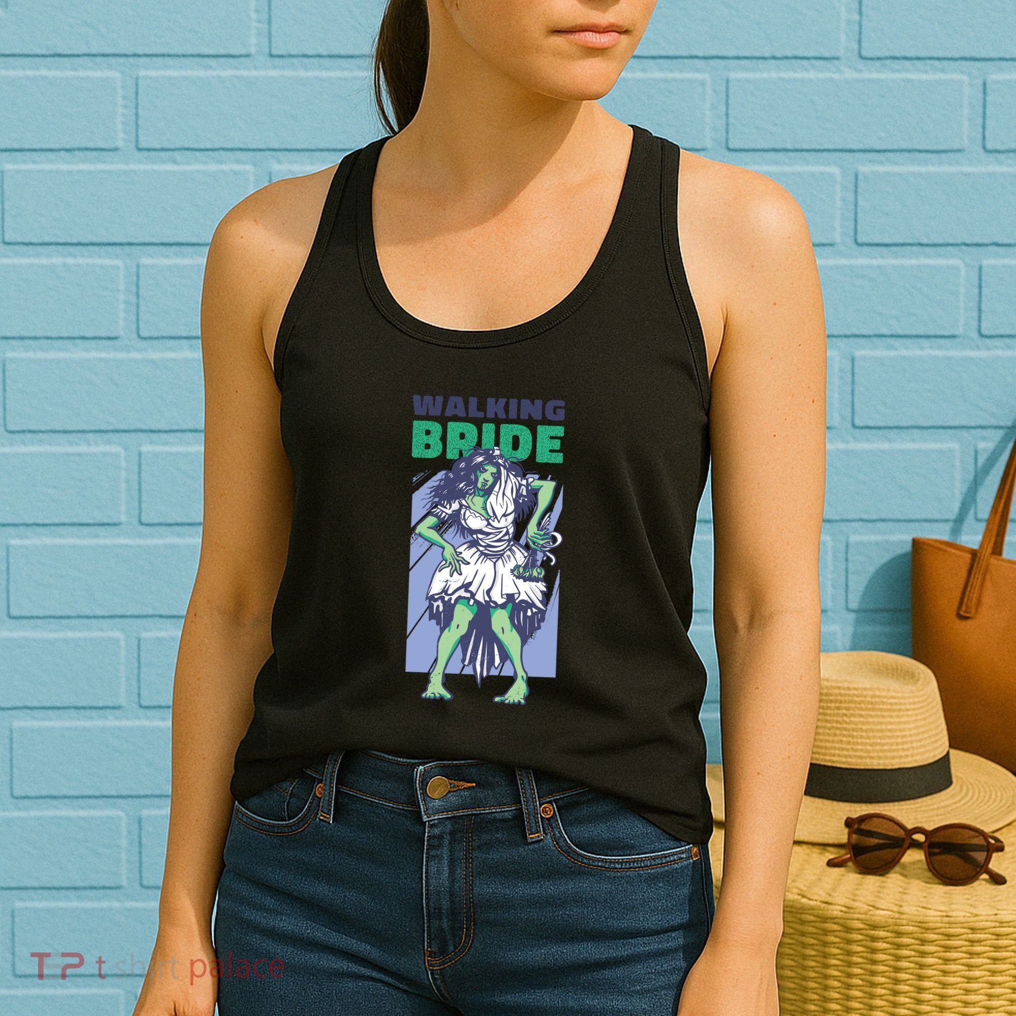 Zombie Walking Bride Women's Tank Top