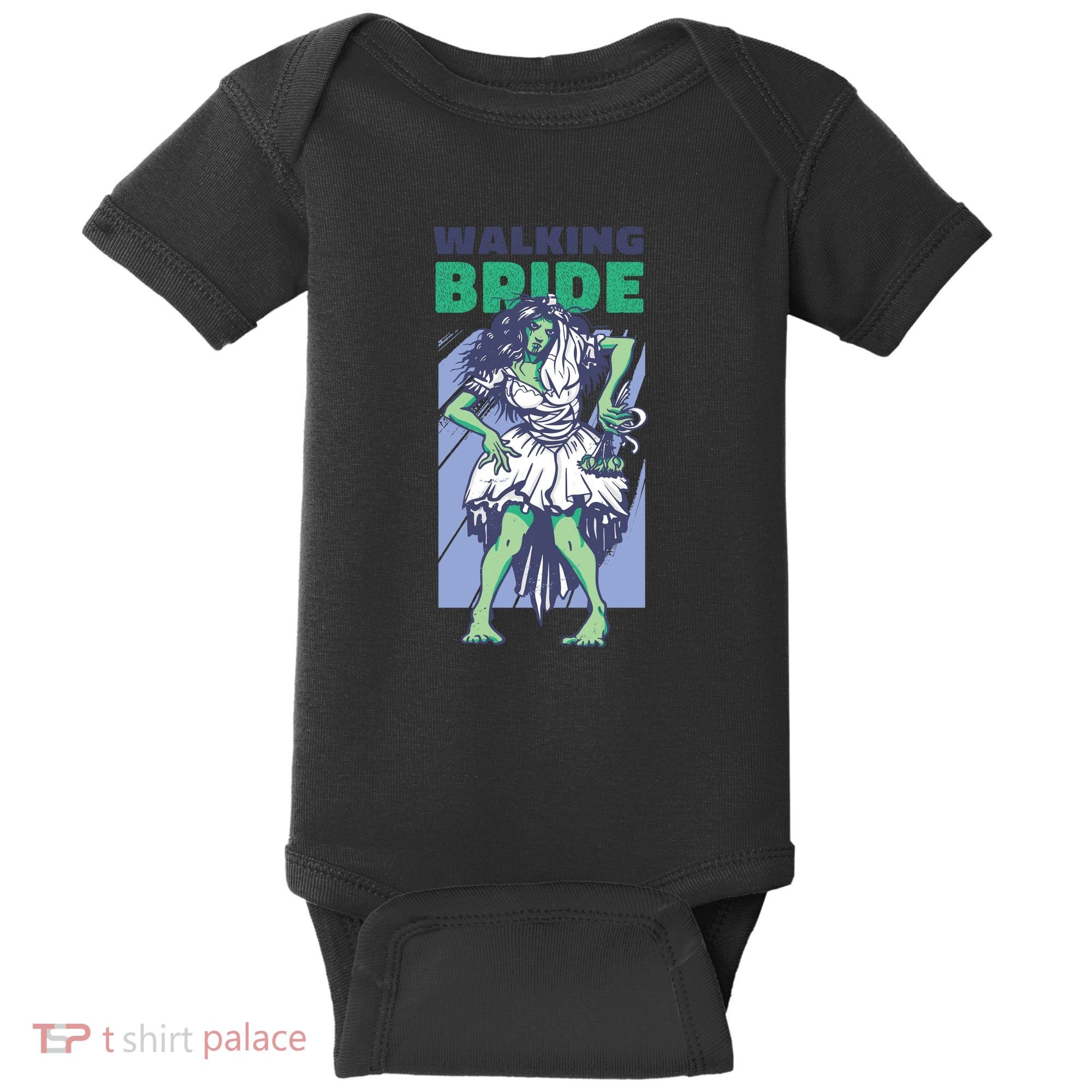 Zombie Walking Bride Baby Bodysuit