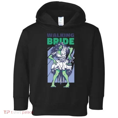 Zombie Walking Bride Toddler Hoodie