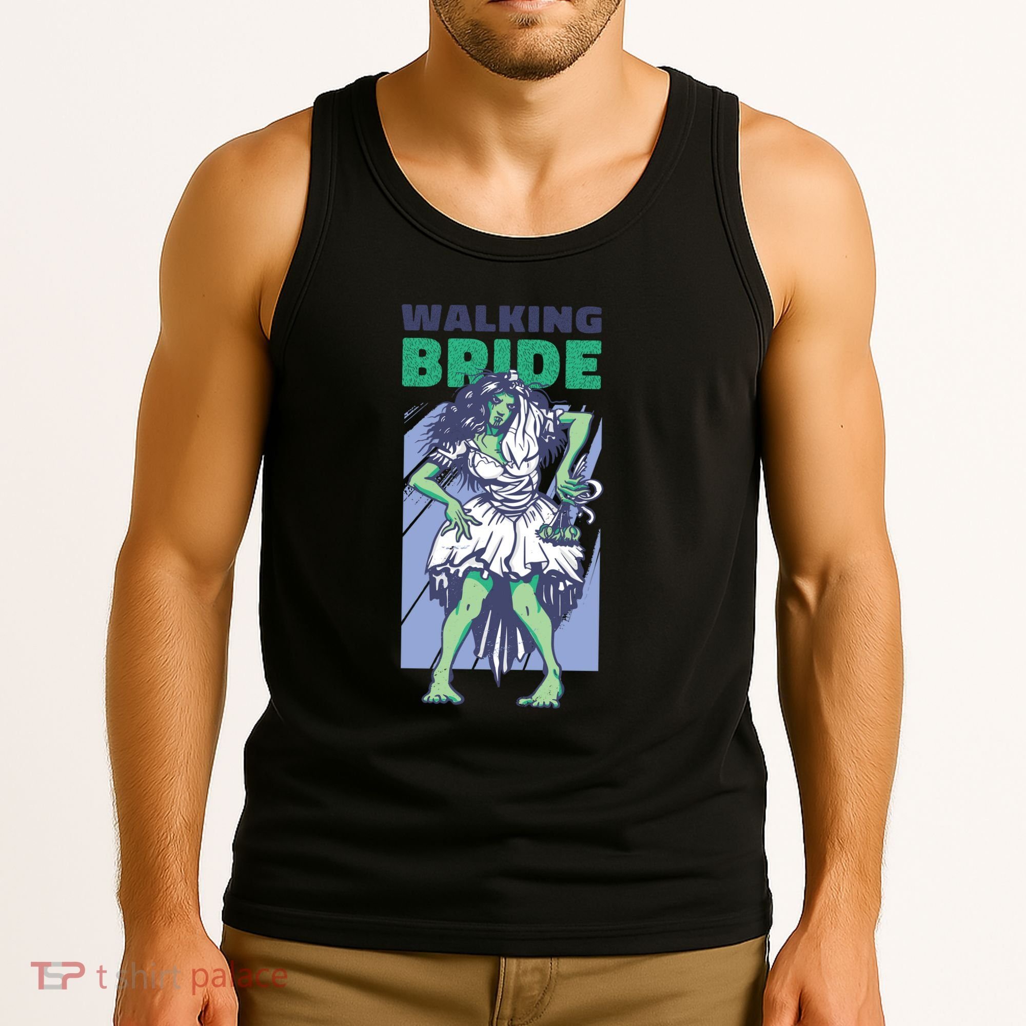 Zombie Walking Bride Tank Top