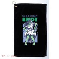 Zombie Walking Bride Golf Towel thumb 0