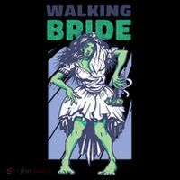 Zombie Walking Bride Women's Long Sleeve Shirt thumb 2