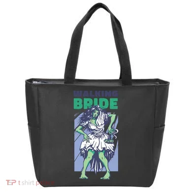 Zombie Walking Bride Tote Bag