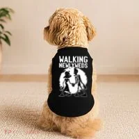 Zombie Walking Newlyweds Doggie Tank thumb 2