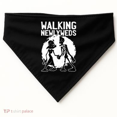 Zombie Walking Newlyweds USA-Made Doggie Bandana