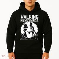Zombie Walking Newlyweds Hoodie thumb 2