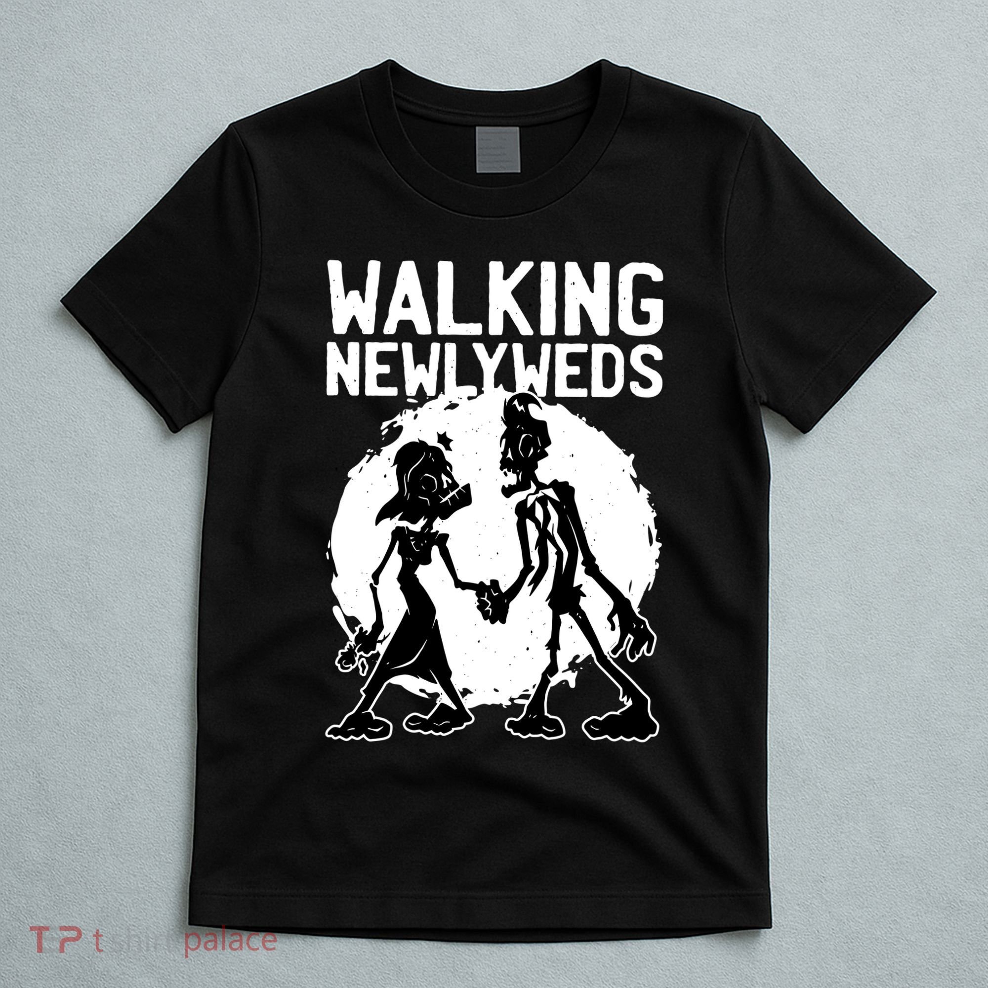 Zombie Walking Newlyweds T-Shirt