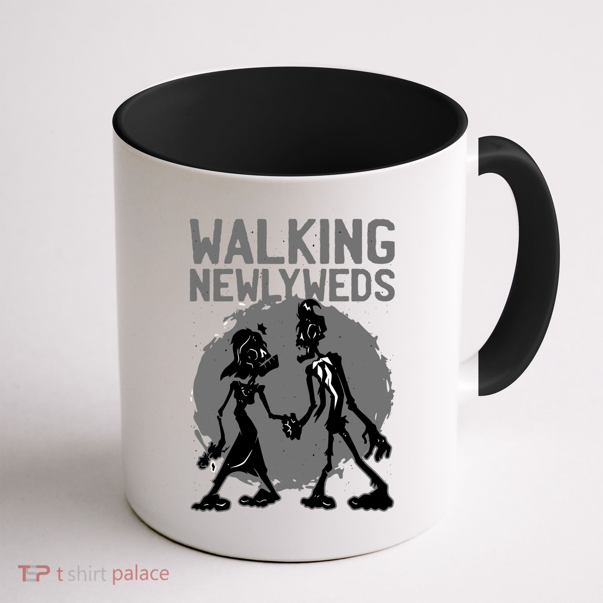 Zombie Walking Newlyweds Coffee Mug