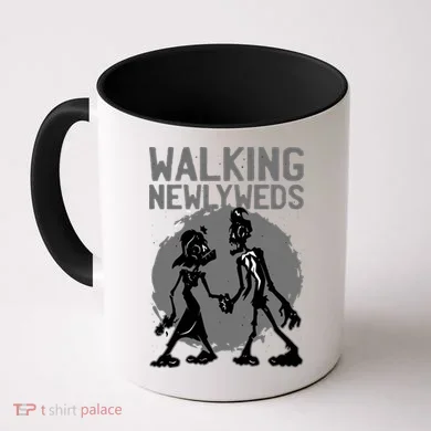 Zombie Walking Newlyweds Coffee Mug