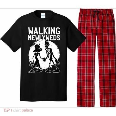 Zombie Walking Newlyweds Pajama Set