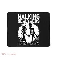Zombie Walking Newlyweds Mousepad thumb 0