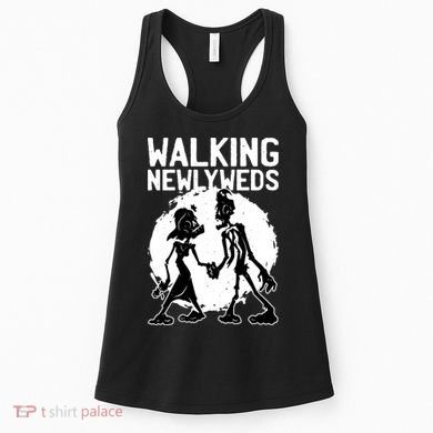 Zombie Walking Newlyweds Women's Tank Top