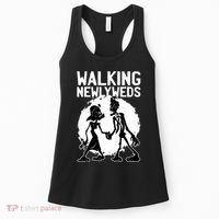 Zombie Walking Newlyweds Women's Tank Top thumb 0